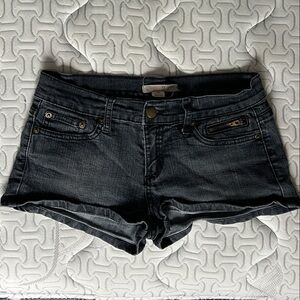 2.1 Denim Dark Gray Jean Shorts 0002